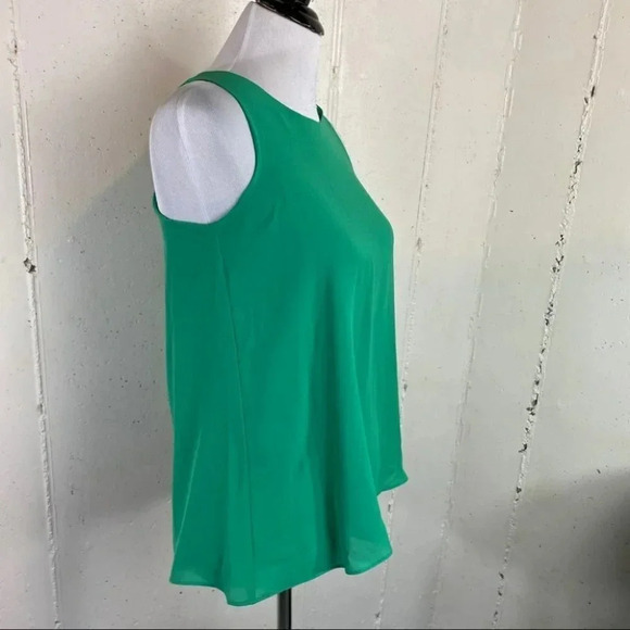 Cynthia Rowley XS green twisted back‎ tunic - Picture 3 of 7